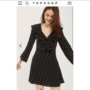 Topshop Polka Dot Skater Dress